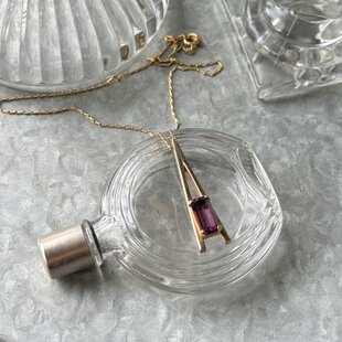 TRIFARI 》 brown lucite shell トリファリ ヴィンテージネックレス