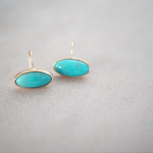 送料無料】K18 ムーンフープピアス 7mm×10mm ペア | iichi 日々の