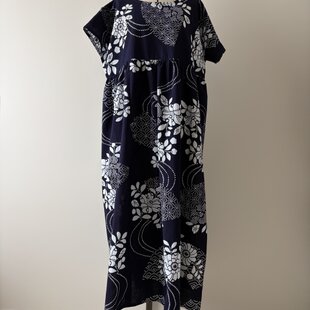 M-8Lリネンフード付きワンピース 春夏物 | iichi 日々の暮らしを