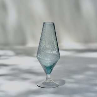 Crackle Glass Vase / ドイツ製 / ヴィンテージ / ガラス花瓶