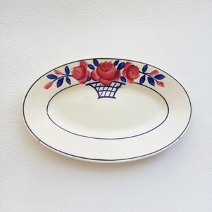 ARABIA Krokus plate アラビア クロッカス 20cmプレート グレーリム②