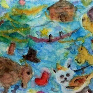 水彩・原画「植物画・ウツボカズラ」 | iichi 日々の暮らしを心地よく