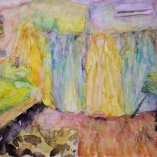 水彩・原画「植物画・ウツボカズラ」 | iichi 日々の暮らしを心地よく