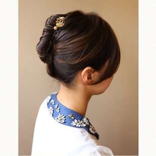 梅の花の彫刻櫛 - 日常のヘアケアに華やかさと品質をプラスK105