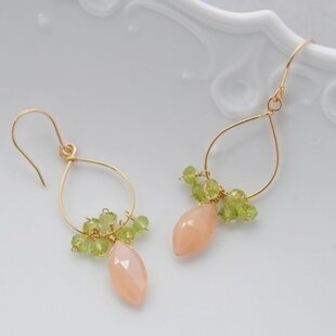 14kgfピアス】カラフルなのに上品 淡い虹色 レインボー花火 | iichi 