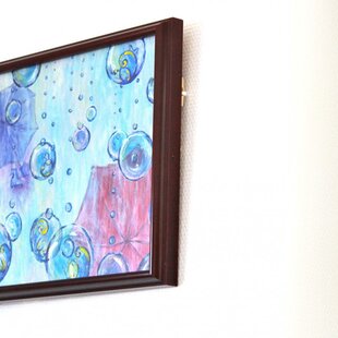 水彩画・原画「ガーベラの花とカクテルグラス」 | iichi 日々の暮らし