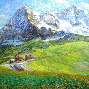 ネズミのグラフィティアート 原画 絵画 キャンバス画 動物の絵