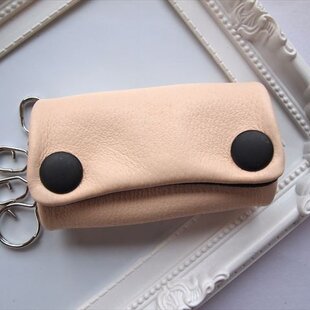 ハンドメイド☆ミニキーケース 紺ミナペルホネン蝶々 | iichi 日々の