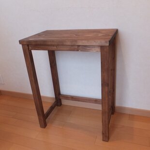 マットホワイトでアイアンな丸棒鉄脚♪ 100×100×650mm ねじれ型 4脚ver
