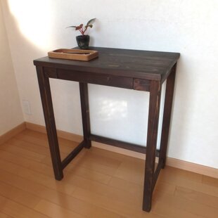 マットホワイトでアイアンな丸棒鉄脚♪ 100×100×650mm ねじれ型 4脚ver