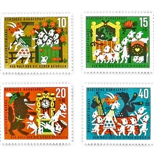 ドイツ童話切手（狼と7匹の子やぎ）Germany DA-STE058 | iichi 日々の
