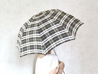 折りたたみ日傘　黒マドラスの画像
