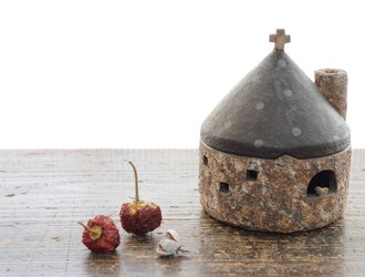 おうちキャンドルホルダー　みずたまの画像