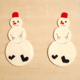 スノーマンのティーマット