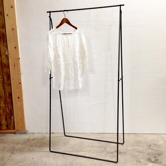 折りたたみ式 アイアンハンガーラック