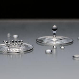 【受注生産】水冠+水柱+水滴10粒 Art object set