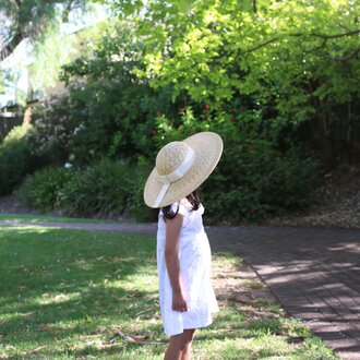 子ども用広つば麦わら帽子 メアリーMary