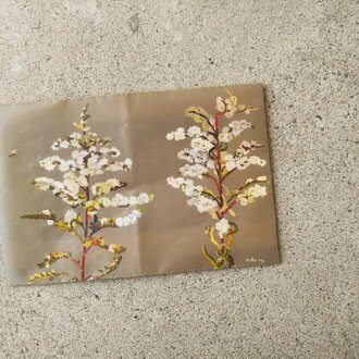 絵本なブックカバー『セイタカアワダチソウとハナバチ』