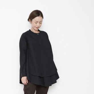 Kasane blouse / black
