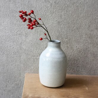 一輪差し花瓶（白）