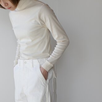 organic cotton/high neck /kinari