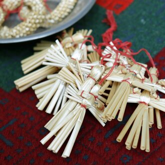 藁のオブジェ（ミニエンゼル6コセット　A）