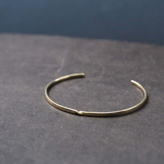 真鍮バングル ひとひねり