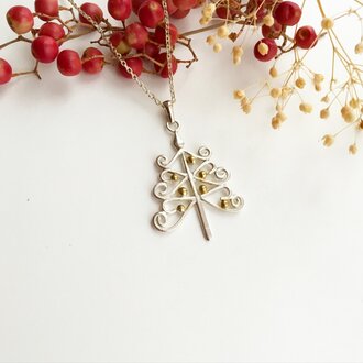 Candle Tree necklace