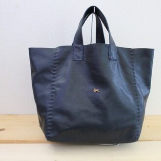 手縫い本革 new　kuta　tote　（ネイビー）