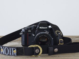RING STRAP BLACKカメラストラップ[受注生産]の画像