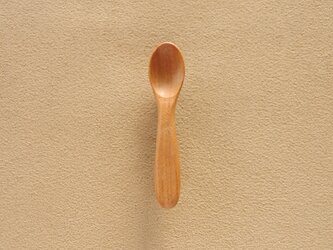木のスプーンのブローチの画像