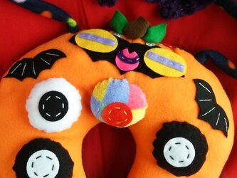 【受注製作】10月のくびまくら 『ハロウィン おっぱいまん 』の画像