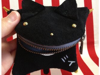 シオマル（キャラクターポーチ）まっ黒の画像