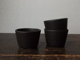 シンプルカップ（黒）の画像