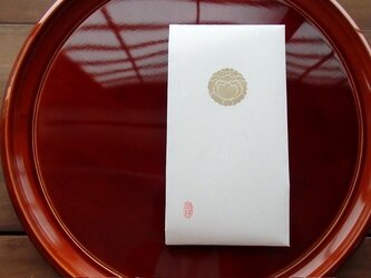 和紙祝儀袋　たとう包み　牡丹　2枚入りの画像