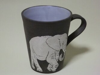 ゾウのマグカップの画像