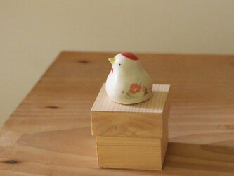 【２０１７】干支ひよこ・酉 国産ヒノキの木箱入り　※受注制作の画像