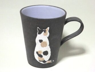 三毛猫のマグカップの画像