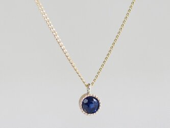 K18 Sapphire birthstone necklace[P033K18SP]の画像