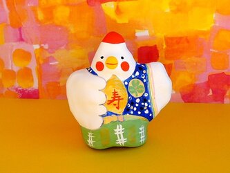 干支張り子　酉年(大)　立ち姿の画像