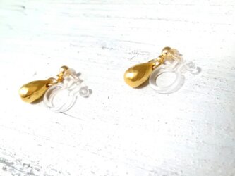 再販　10%OFF sale しずくイヤリングの画像
