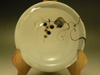 粉引絵唐津/取皿/葡萄絵の画像