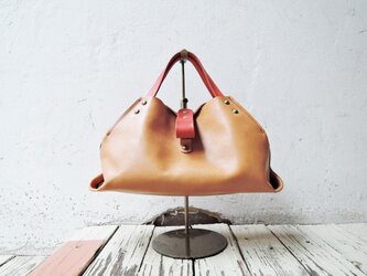 【ORZO】ベルト付　神戸 2wayミニボストンショルダーBAG ベージュの画像