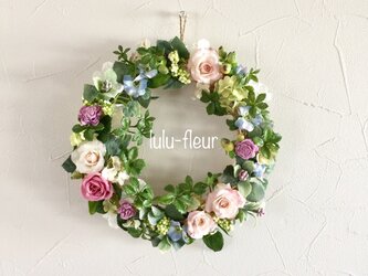 natural flower wreatheの画像