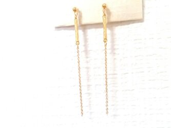 straight waver (イヤリング）の画像