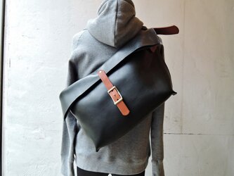 神戸ORZO ショルダーBAG メッセンジャー(M) ネイビーの画像