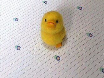 羊毛フェルトdeちびアヒルの画像
