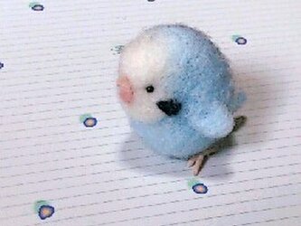 羊毛フェルトdeセキセイインコ ①の画像
