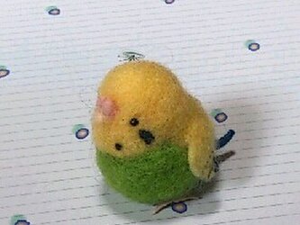 羊毛フェルトdeセキセイインコ②の画像