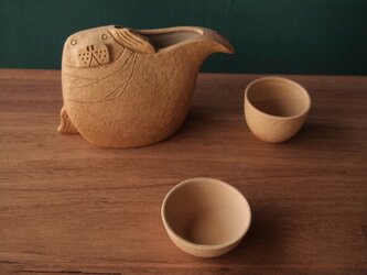 【 シールカラフェセット　Seal Carafe Set 】 アザラシ徳利と猪口セットの画像